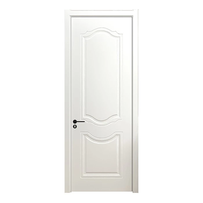 SNEJ B-1503 interior door: white finish with curved panel lines