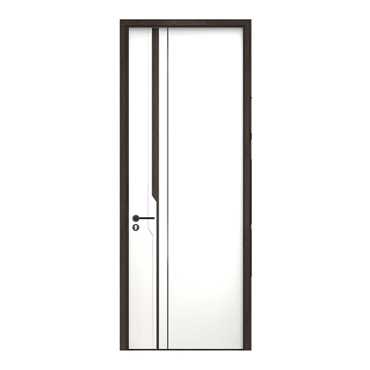 SNEJ B-1525 interior door: light face with a dark vertical accent