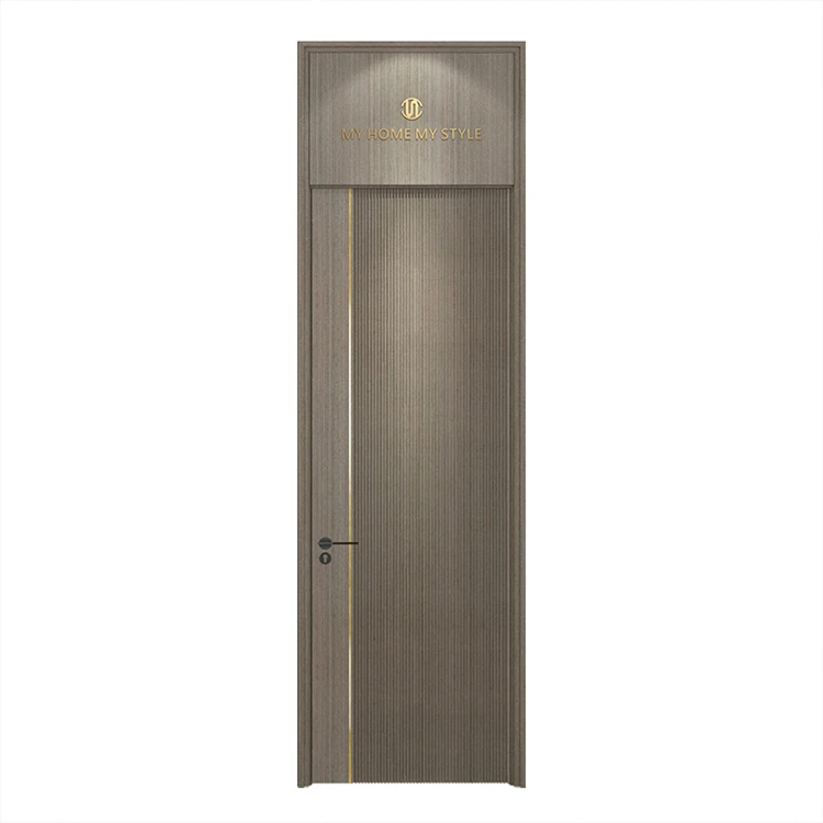 SNEJ B-1634 interior door: dark wood look with arched detailing