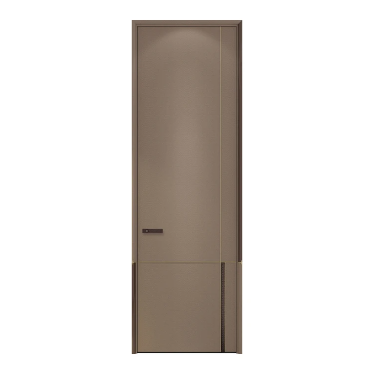 SNEJ B-1672 interior door: taupe face with arched and horizontal lines