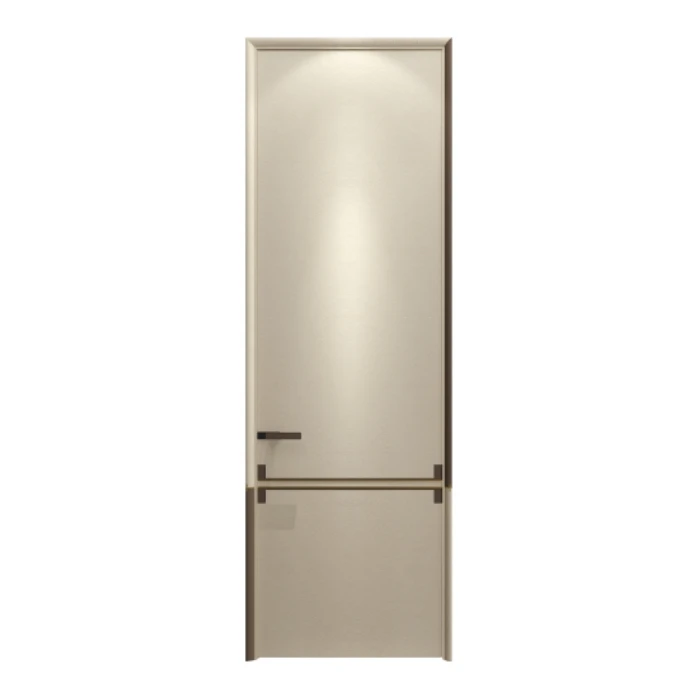 SNEJ B-1673 interior door: beige opaque panel with a dark handle