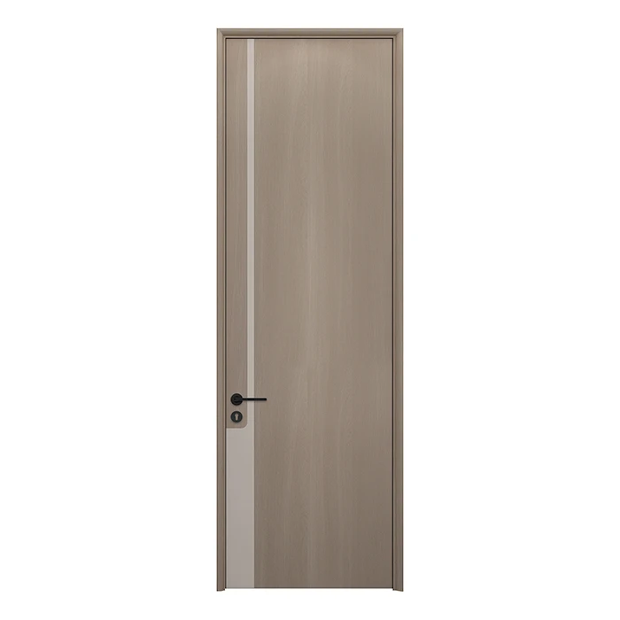 SNEJ B-1676 interior door: wood look with a narrow vertical accent