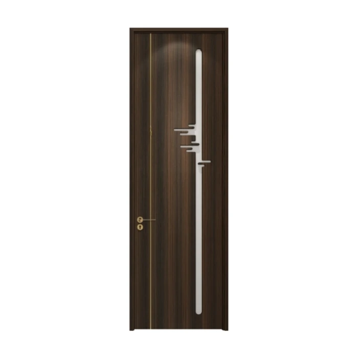 SNEJ MB-1674 interior door: dark wood grain with a contrasting accent