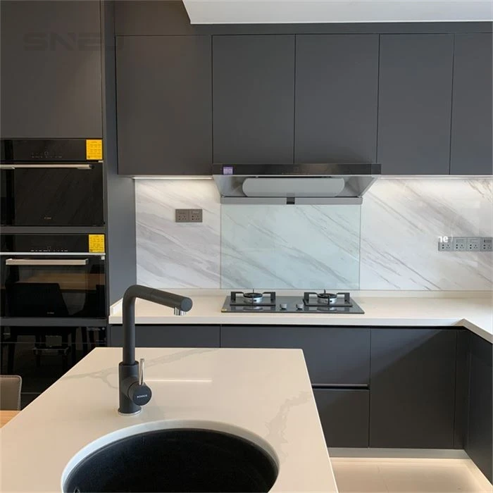 Kitchen cabinet layout showing wall cupboards, base storage and worktops - Custom Creations Cabinets by SNEJ, image 3