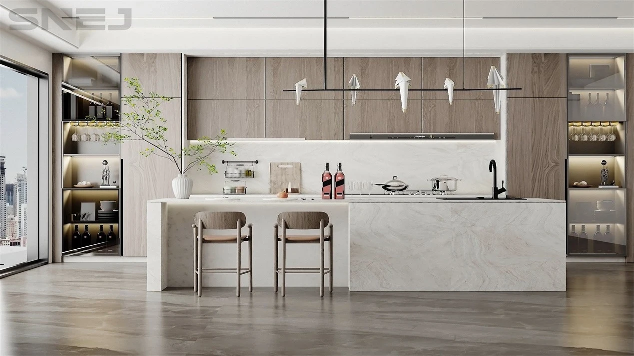 Custom Built In Kitchen Cabinets — Design details