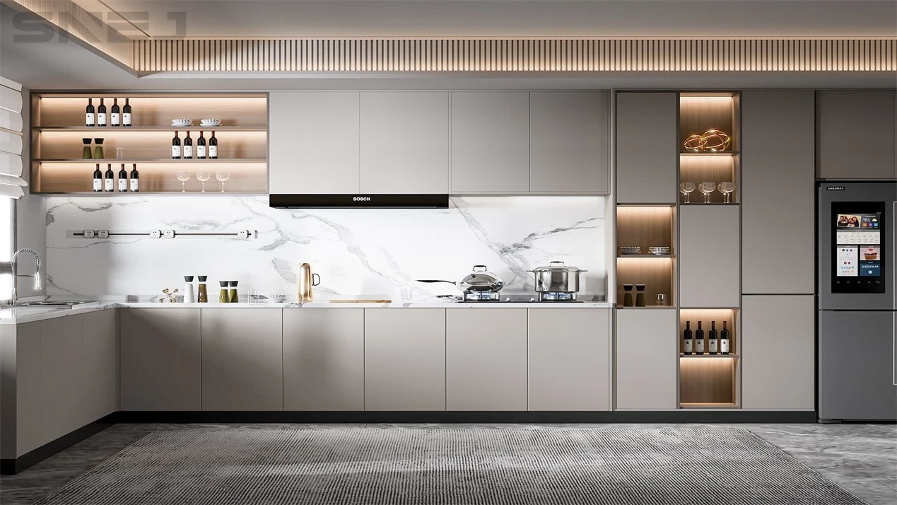 Custom Black Cabinets — Design details