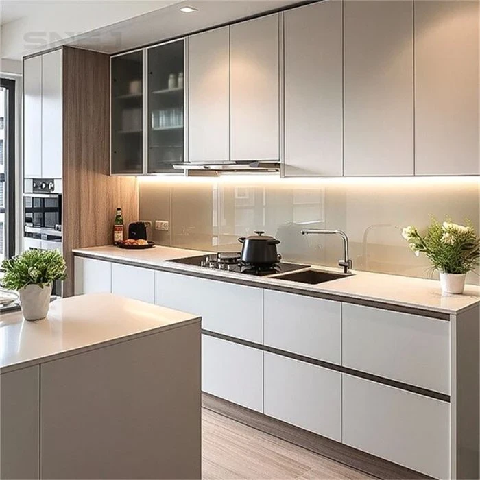 Kitchen cabinetry with an island, peninsula or breakfast counter - Modern Italian Cabinets by SNEJ, image 2