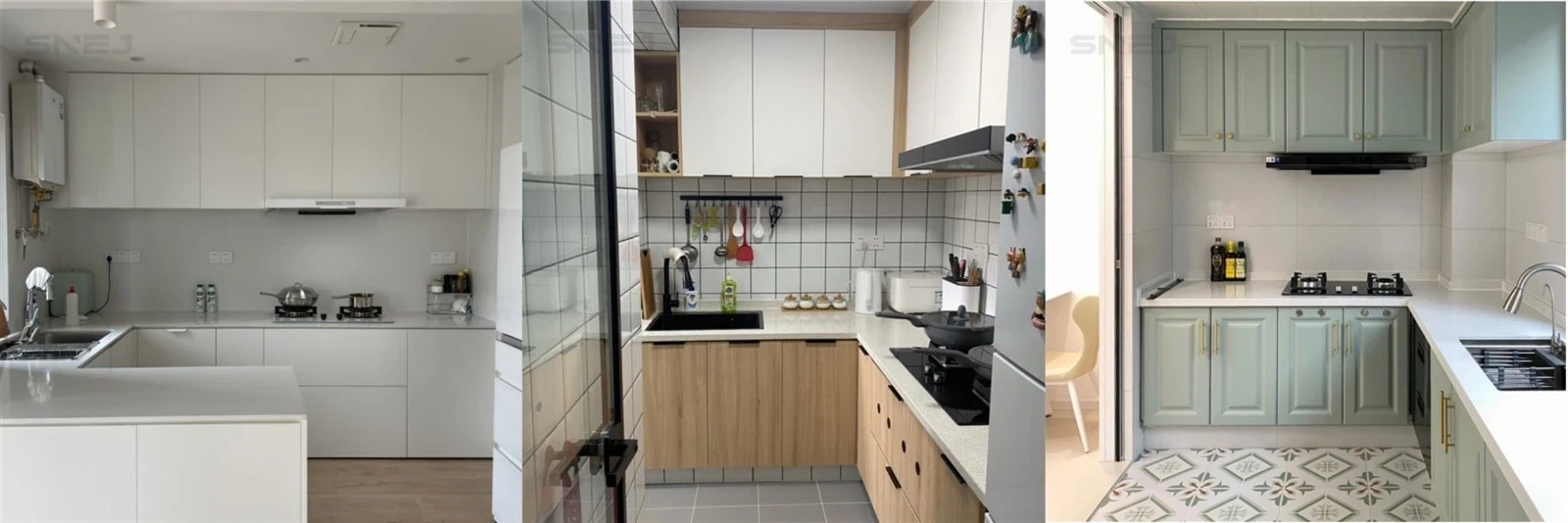 Semi Kitchen Cabinets — Design details