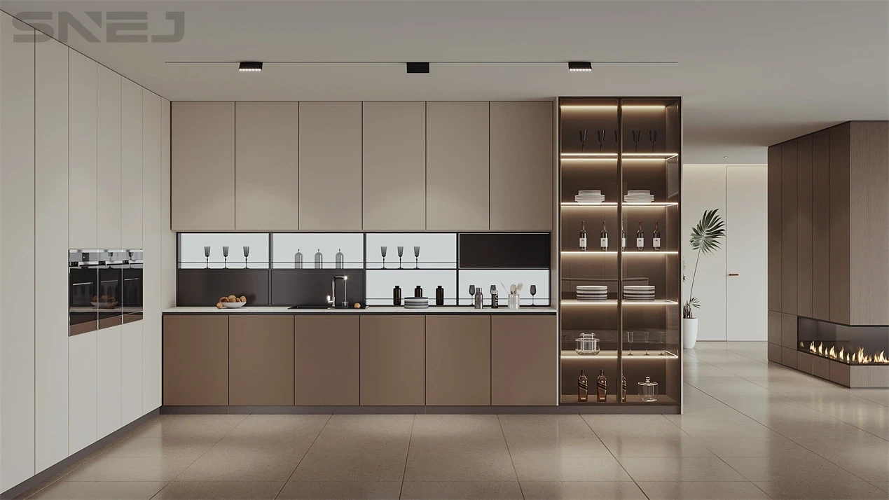 Modern Gloss Cabinets — Design details
