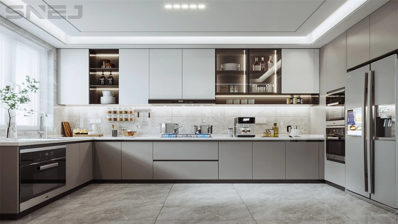 Soft Ivory White Kitchen Cabinets — Design details
