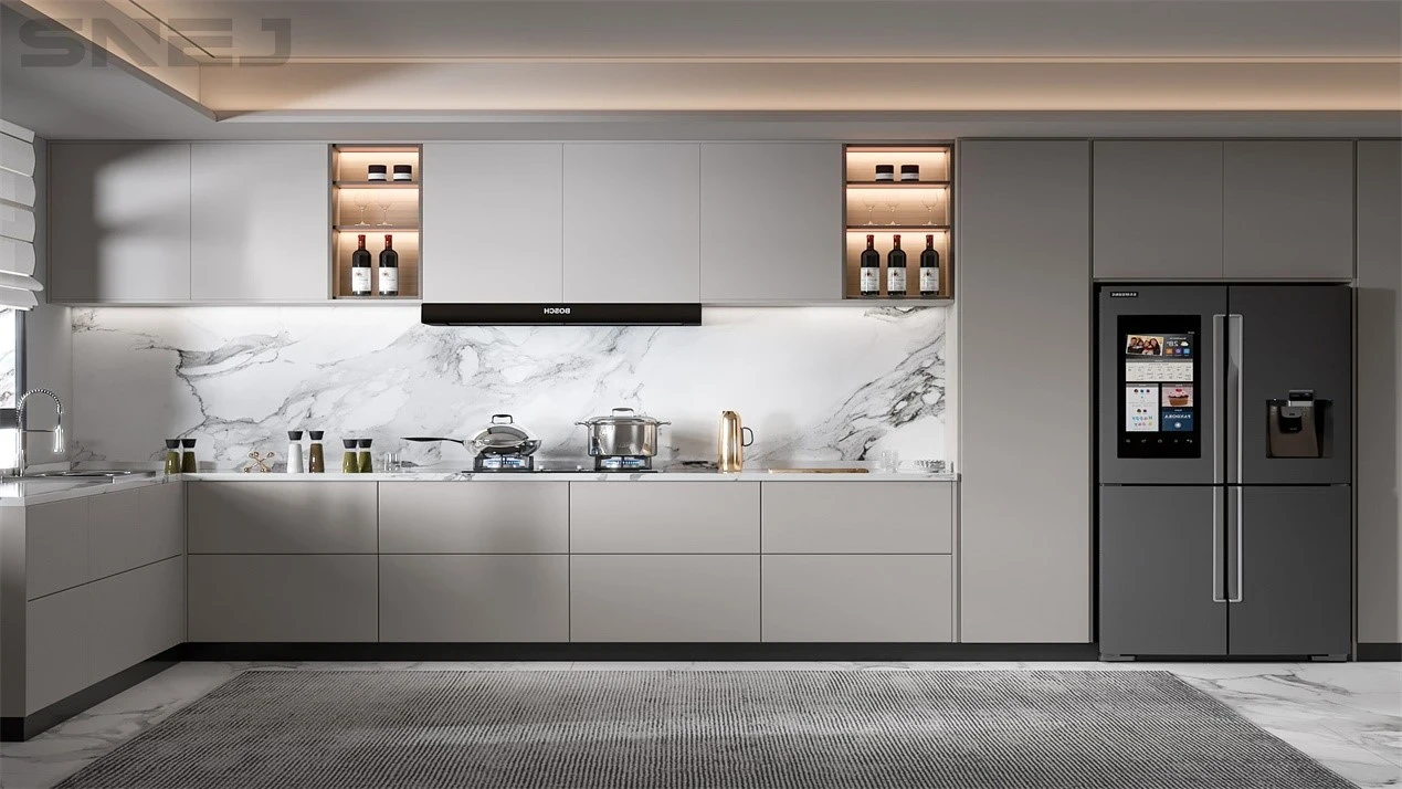 Modern Gloss Kitchen Cabinets — Design details