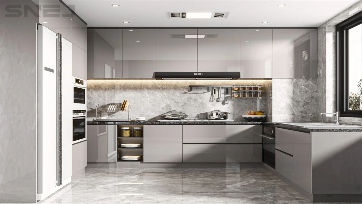 Modern High Gloss Kitchen — Design details