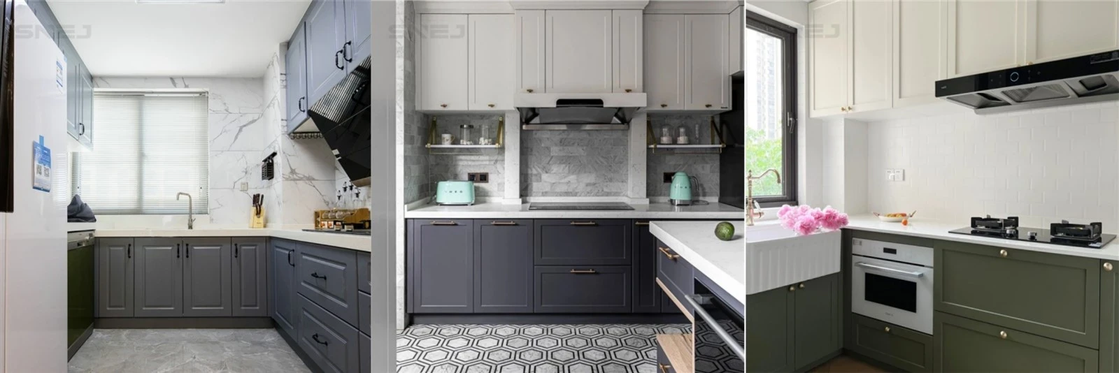 Custom Shaker Kitchen Cabinets — Design details