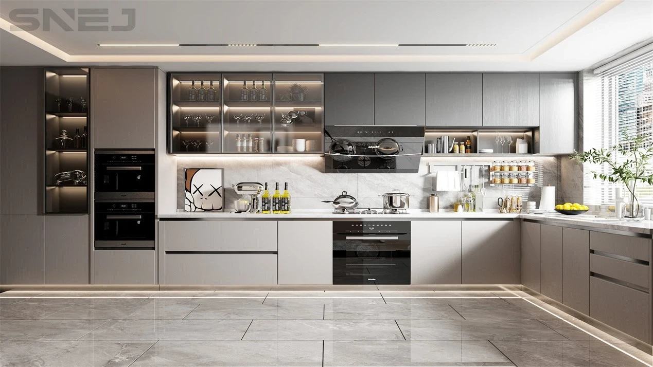Modern Kitchen Cabinet Set — Design details