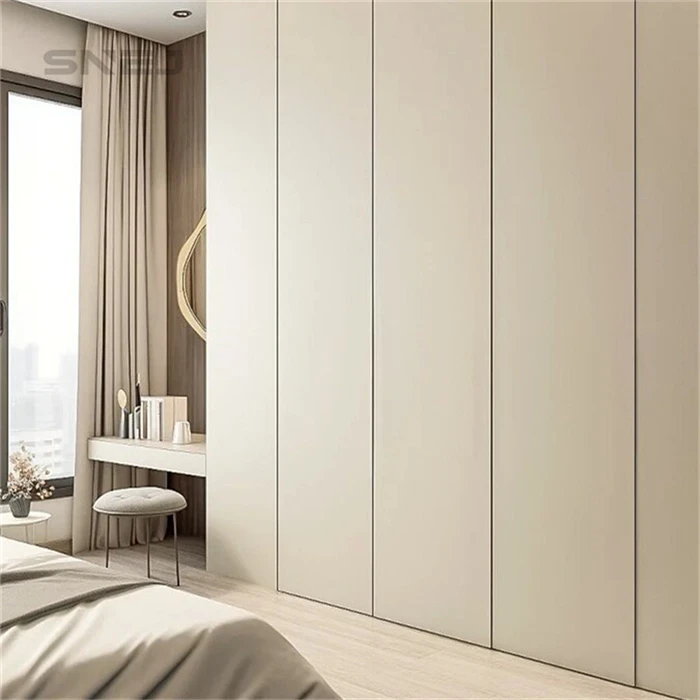 Fitted wardrobe combining closed cupboards with open storage - Large Closets With Doors by SNEJ, image 3