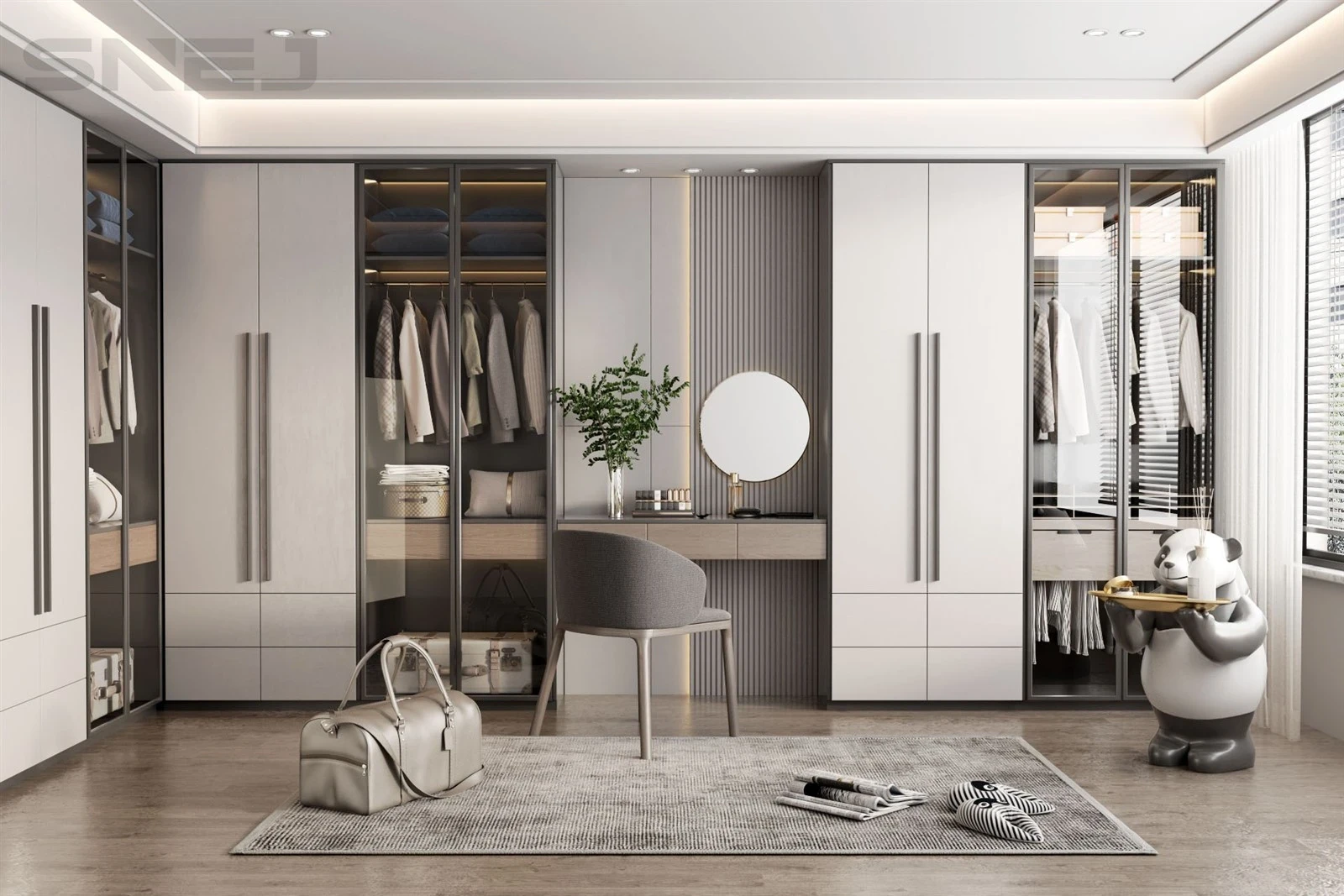 Custom Open Wardrobe — Design details