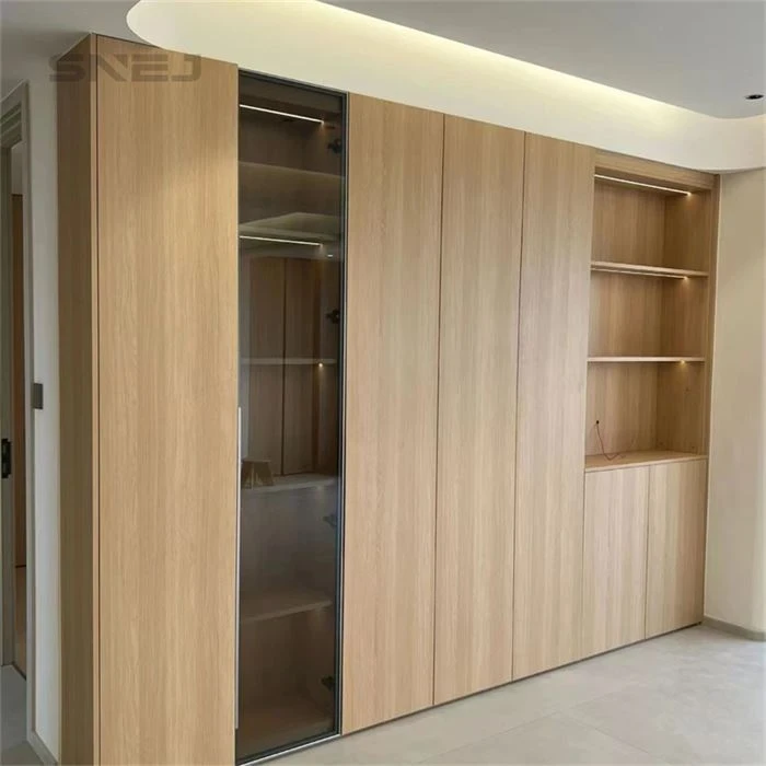 Fitted wardrobe combining closed cupboards with open storage - Open Pantry Closet by SNEJ, image 3