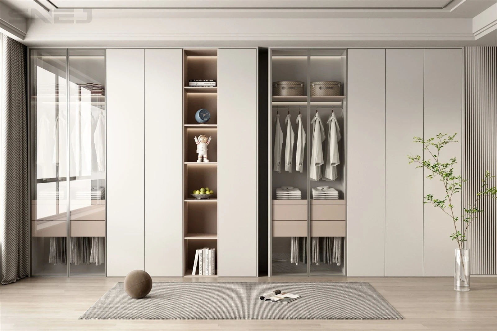 Open Clothes Cupboard — Design details