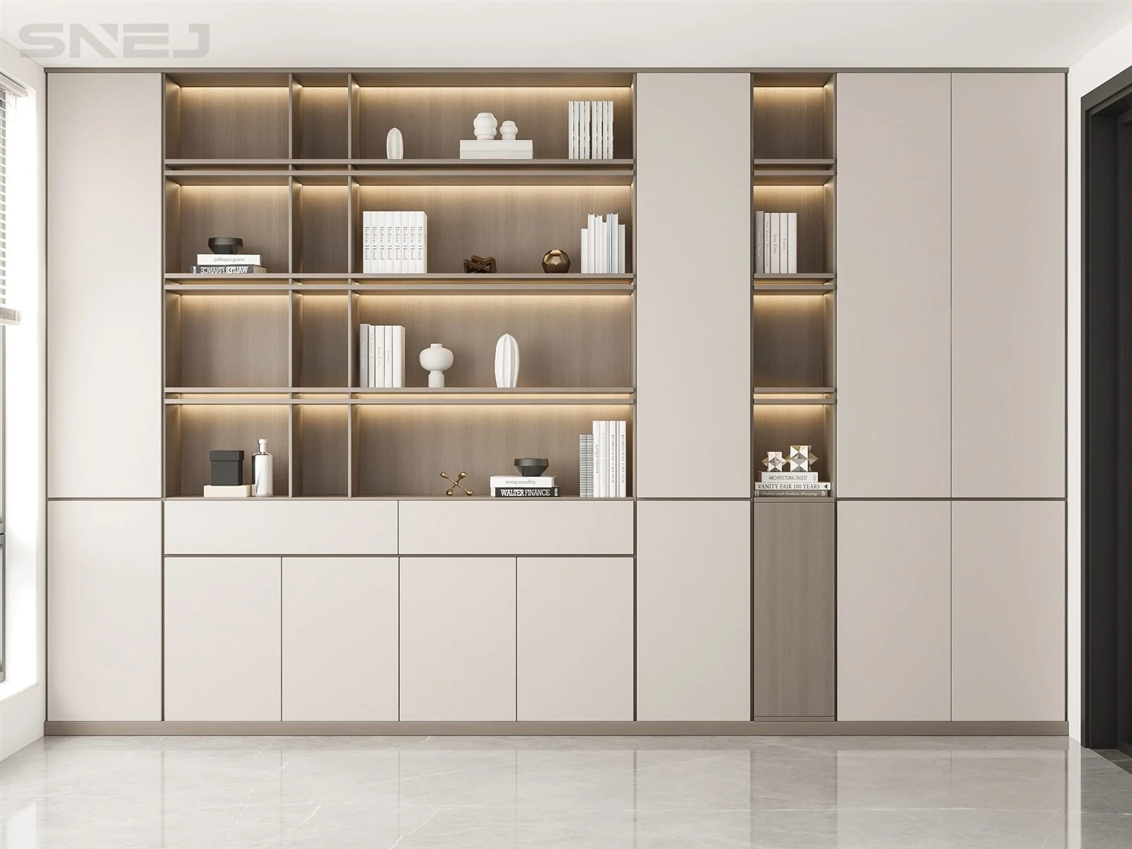 Open Master Closet — Design details