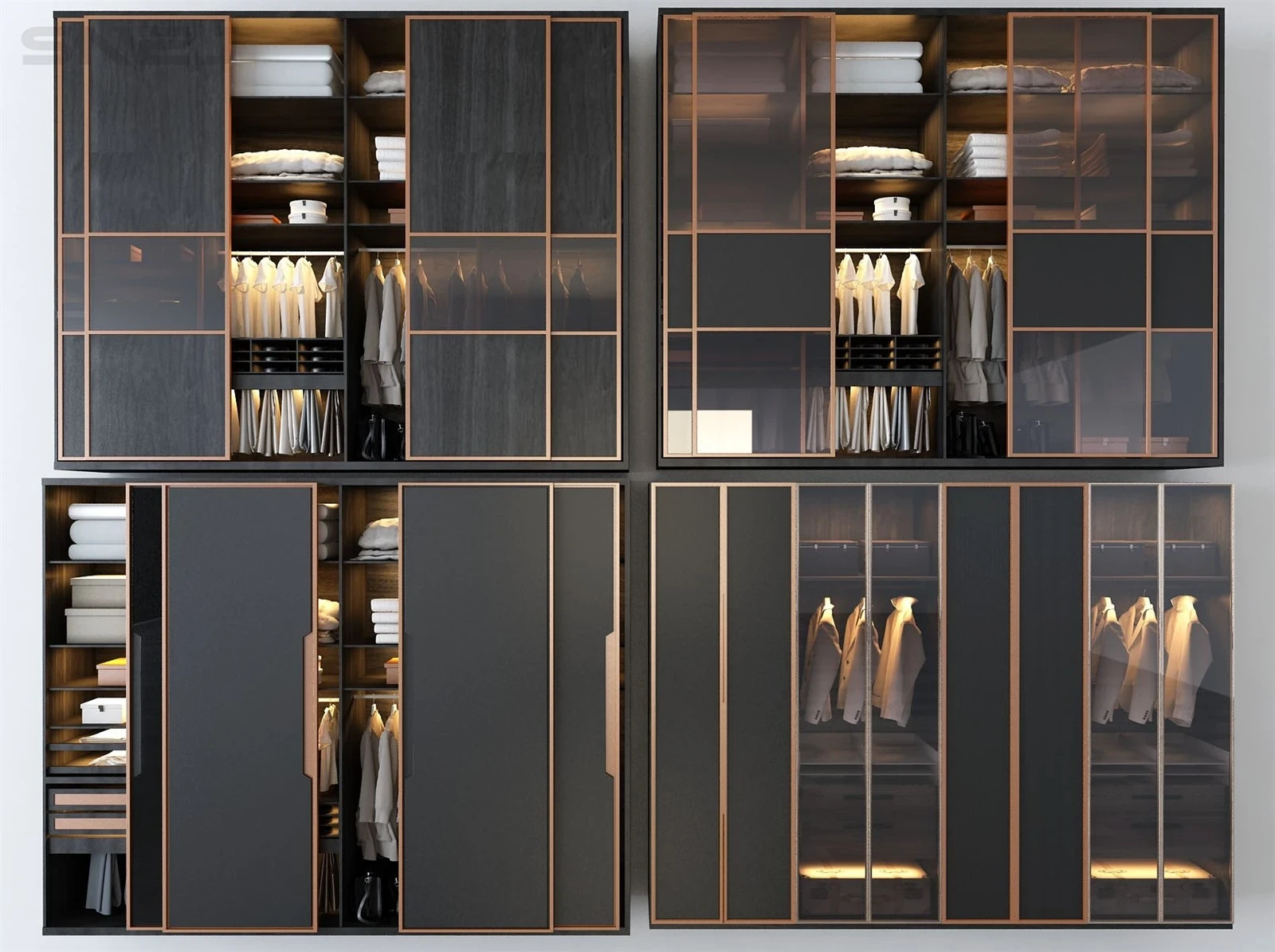 Sliding Door Clothes Cabinet — Design details