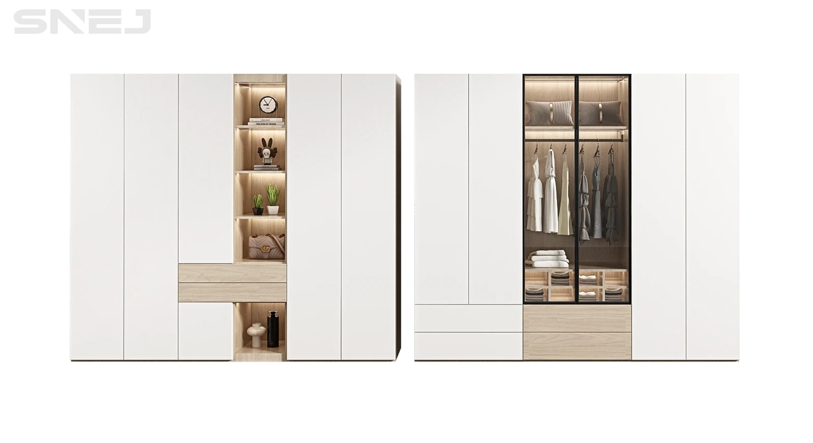 Open Wardrobe Shelving Unit — Design details