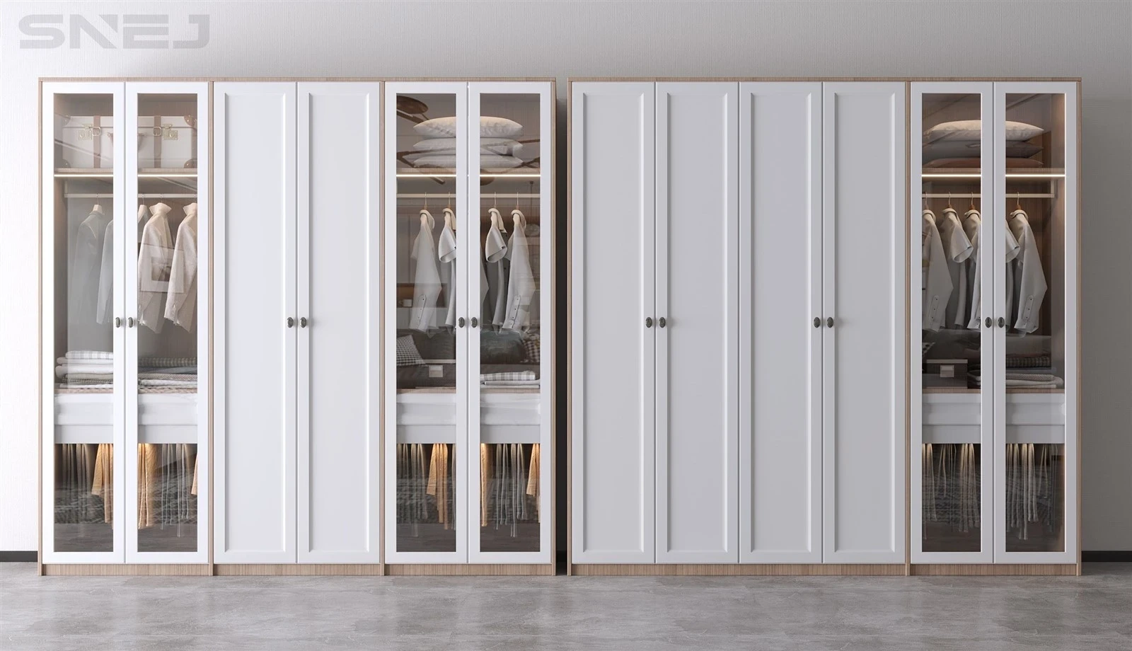 Open Face Closet — Design details