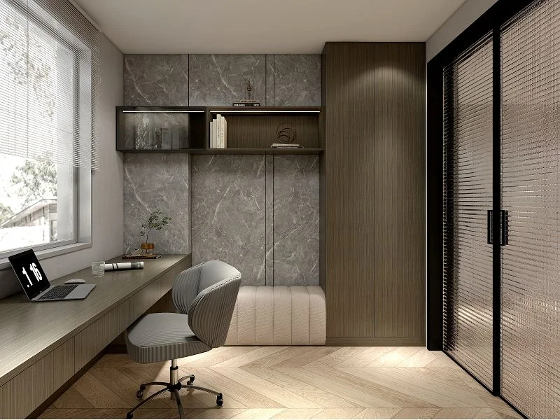 Jiangshanyunzhu Villa — study and book shelving design proposal