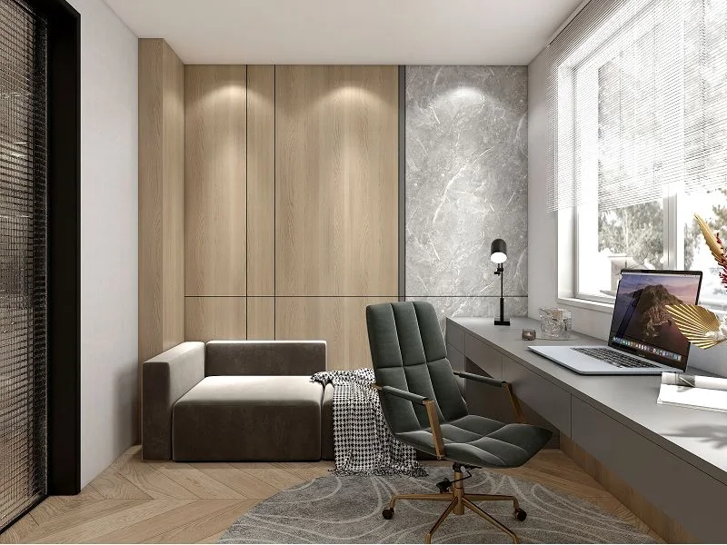 Jiangshanyunzhu Villa — study desk and wardrobe design proposal