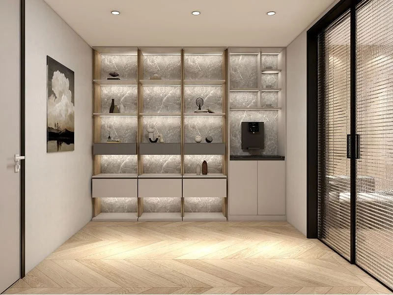 Jiangshanyunzhu Villa — display shelving design proposal