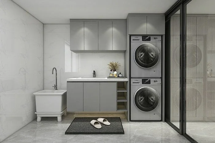 Yonghefu Villa — laundry cabinetry design proposal