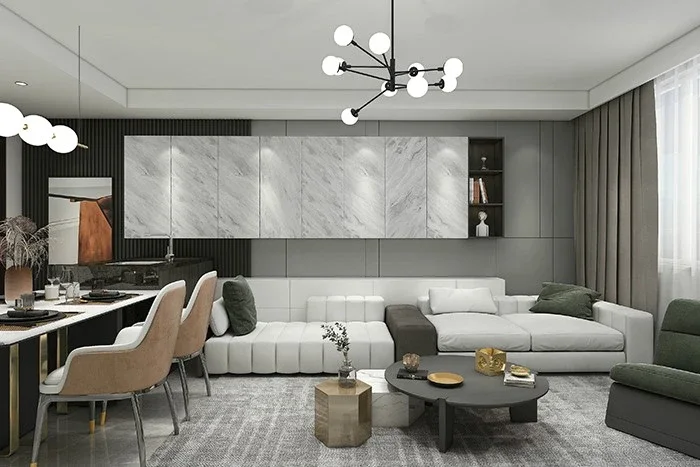 Yonghefu Villa — living and dining area design proposal