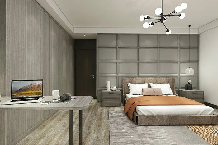 Yonghefu Villa — bedroom and fitted desk design proposal