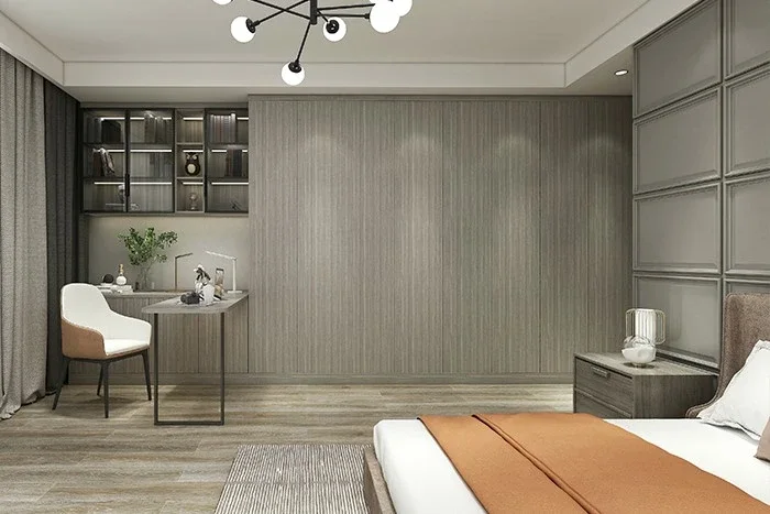 Yonghefu Villa — bedroom wall cabinetry design proposal