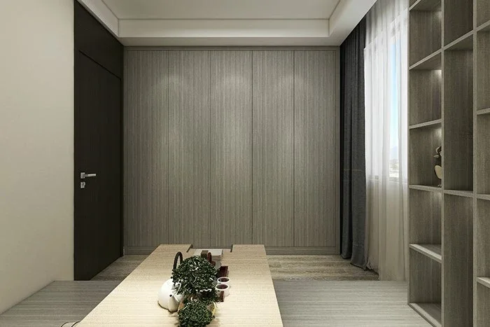 Yonghefu Villa — study wall finish design proposal