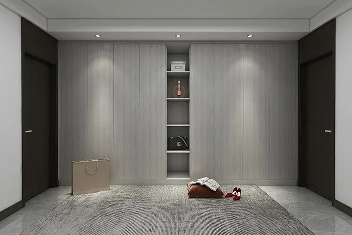 Yonghefu Villa — bedroom storage wall design proposal