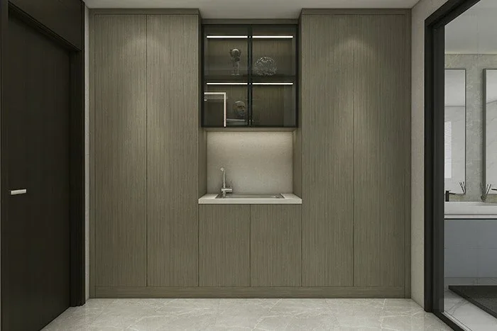Yonghefu Villa — built-in storage niche design proposal