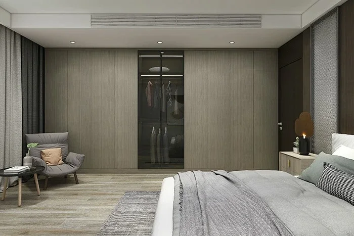 Yonghefu Villa — bedroom and glazed wardrobe design proposal