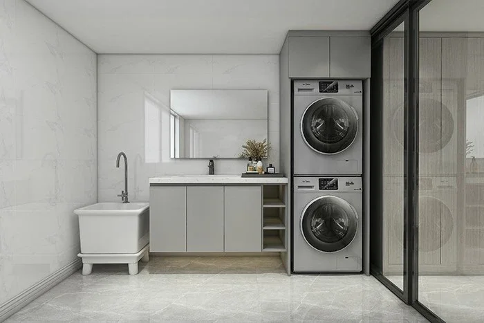 Yonghefu Villa — laundry cabinetry design proposal