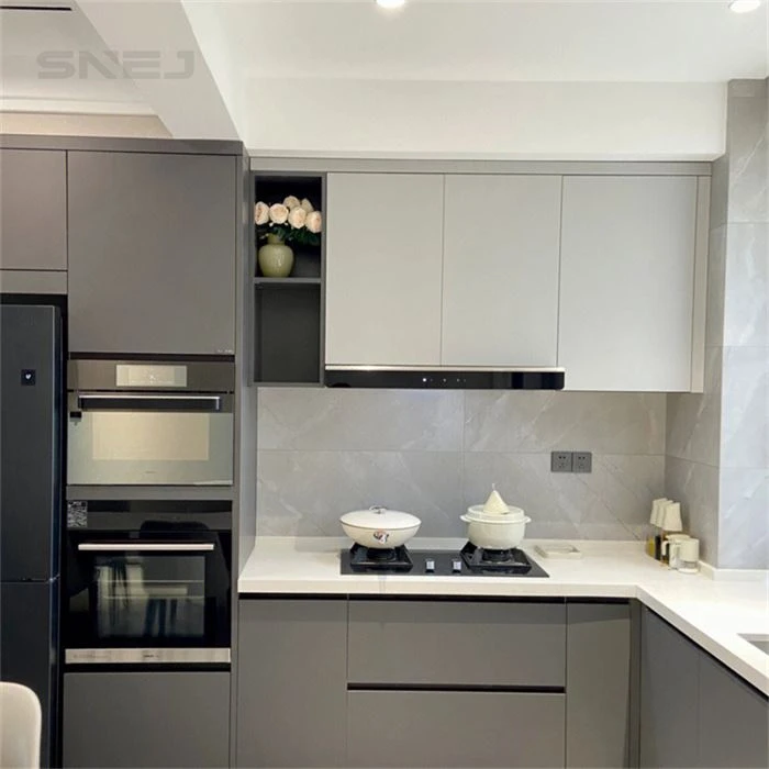 Modern L-Shaped Custom Cabinets For Sale