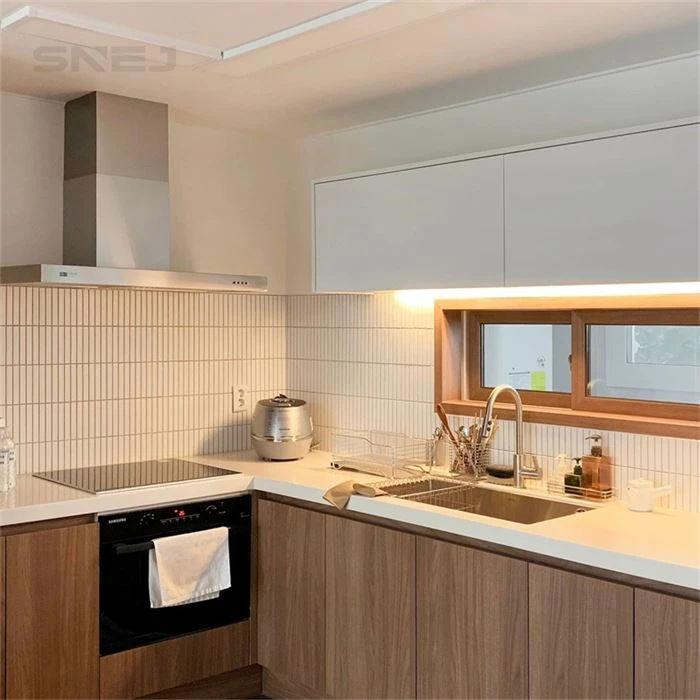 L-Shaped Custom Kitchen Fronts