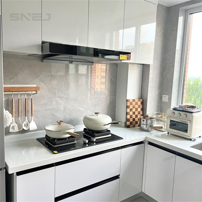 Ideal L-Shaped Custom Cabinets