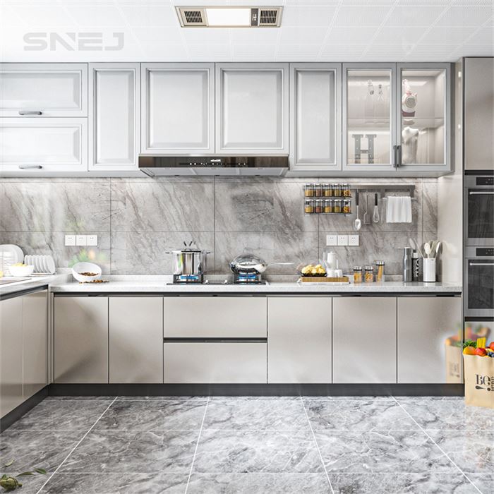 L-Shaped Modern Freestanding Pantry
