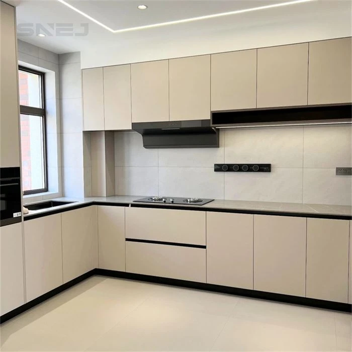 L-Shaped Modern High Gloss Cabinets