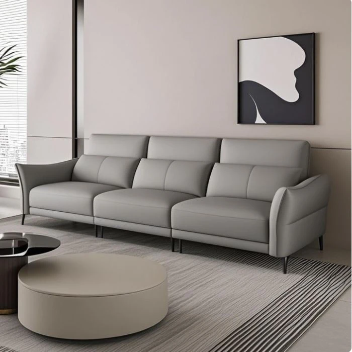 Grey Microfiber Sofa