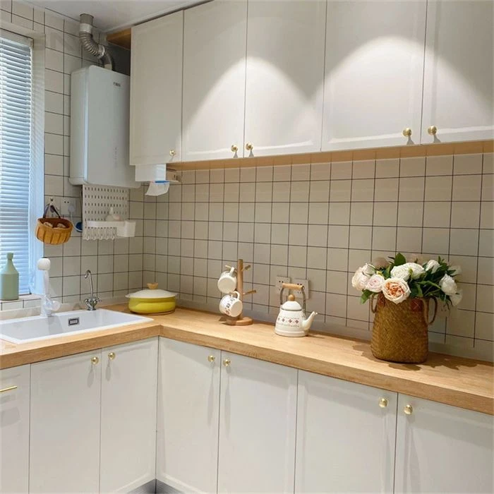 Modern High Quality Kitchen Cream Cabinets