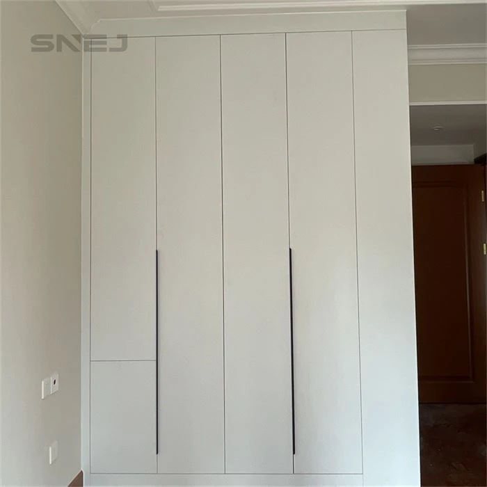 One Door White Minimalist Wardrobe Closet