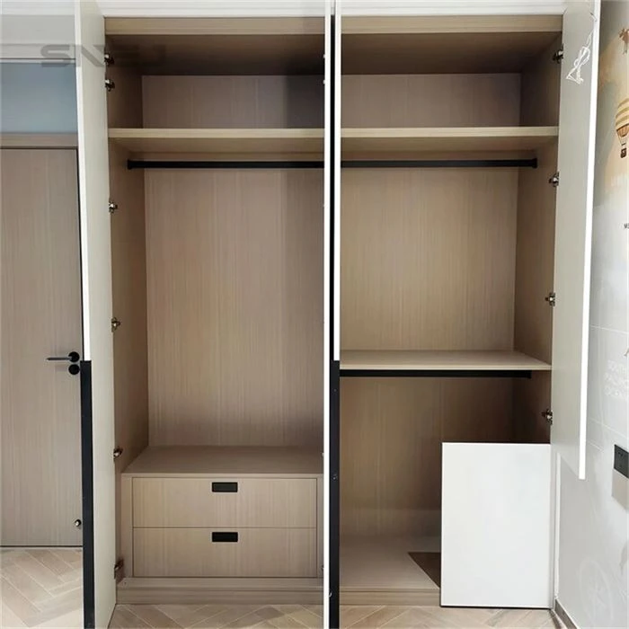 Wooden Open Clothes Closet