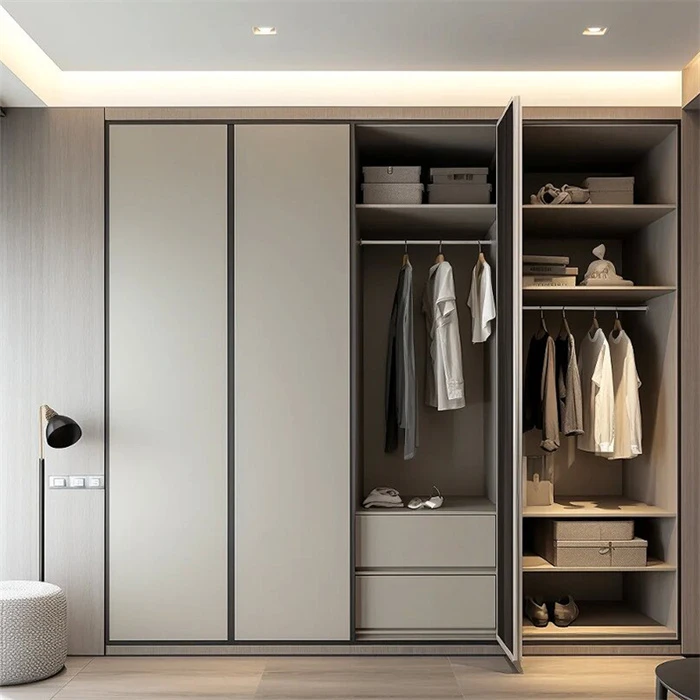 Open Wooden Wardrobe Small