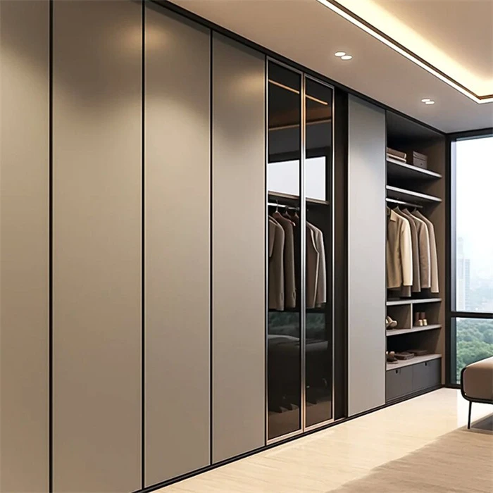 Small Open Modern Wardrobe With Drawers