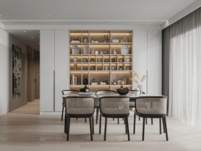 Modern Minimalist Dining Room Custom Design Case